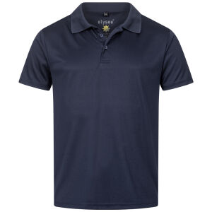 ELYSEE LUANCO Funktions-Polo-Shirt Marine