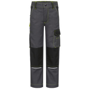 CRAFTLAND OKE Twill-Kinderhose Grau/Schwarz