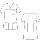 BEB BASIC Damenschlupfkasack Stretch Petrol