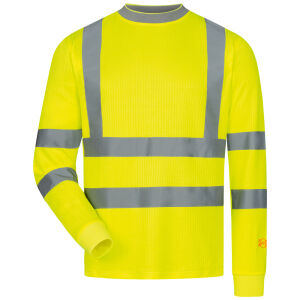 SAFESTYLE OLEAS UV-Warnschutz-Langarm-Shirt Gelb