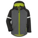 CRAFTLAND WIGALD Kinder-Softshelljacke Grau/Schwarz 170/176