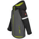 CRAFTLAND WIGALD Kinder-Softshelljacke Grau/Schwarz 170/176