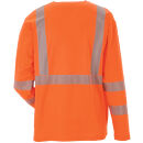 PLANAM NORIT Warnschutz-T-Shirt langarm Orange/Zink