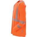 PLANAM NORIT Warnschutz-T-Shirt langarm Orange/Zink