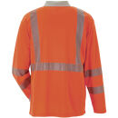 PLANAM NORIT Warnschutz-Polo-Shirt langarm Orange/Zink