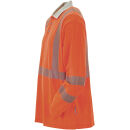PLANAM NORIT Warnschutz-Polo-Shirt langarm Orange/Zink