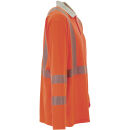 PLANAM NORIT Warnschutz-Polo-Shirt langarm Orange/Zink