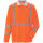 PLANAM NORIT Warnschutz-Polo-Shirt langarm Orange/Zink