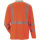 PLANAM NORIT Warnschutz-Polo-Shirt langarm Orange/Zink