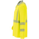 PLANAM NORIT Warnschutz-Polo-Shirt langarm Gelb/Zink