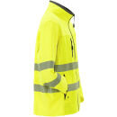 PLANAM NORIT Pure Herren Warnschutz-Softshelljacke Gelb