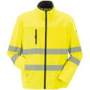 PLANAM NORIT Pure Herren Warnschutz-Softshelljacke Gelb