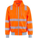 PLANAM NORIT Warnschutz-Hoodie Orange/Zink XXL