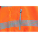 PLANAM NORIT Warnschutz-Hoodie Orange/Zink XXL