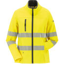 PLANAM NORIT Pure Damen Warnschutz-Softshelljacke Gelb