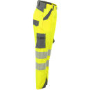 PLANAM NORIT Damen Warnschutz-Bundhose Gelb/Zink