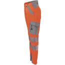PLANAM NORIT Damen Warnschutz-Bundhose Orange/Zink