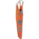 PLANAM NORIT Herren Warnschutz-Latzhose Orange/Zink
