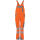 PLANAM NORIT Damen Warnschutz-Latzhose Orange/Zink