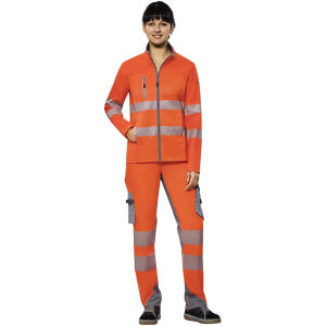 PLANAM NORIT Damen Warnschutz-Hybridjacke Orange