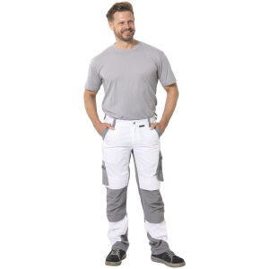 PLANAM NORIT Herren Bundhose Weiß/Zink