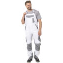 PLANAM NORIT Herren Latzhose Weiß/Zink 106