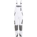 PLANAM NORIT Herren Latzhose Weiß/Zink 106