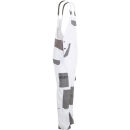 PLANAM NORIT Herren Latzhose Weiß/Zink 106