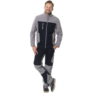 PLANAM NORIT Herren Hybridjacke Schwarzblau/Zink