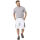 PLANAM NORIT Herren Shorts Weiß/Zink XXL