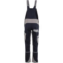 PLANAM NORIT Damen Latzhose Schwarzblau/Zink
