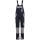 PLANAM NORIT Damen Latzhose Schwarzblau/Zink