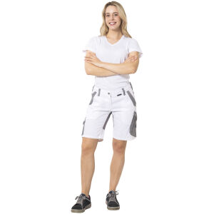 PLANAM NORIT Damen Shorts Weiß/Zink