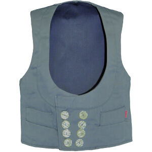 EIKO Classic Schalkragen-Zunftweste EMS Grau