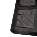 4PROTECT MAINE Wetterschutz-Fleecejacke Schwarz/Weiß Melange