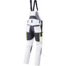 PIONIER TOOLS Latzhose Weiß/Dunkelgrau