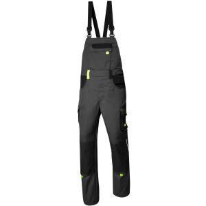 PIONIER TOOLS Latzhose Anthrazit/Schwarz 58