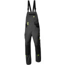 PIONIER TOOLS Latzhose Anthrazit/Schwarz 58