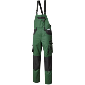 PIONIER TOOLS Latzhose Cordura Grün/Schwarz