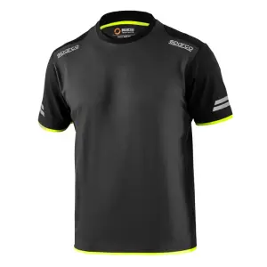 SPARCO TUCSON Tech-T-Shirt Dunkelgrau/Gelb