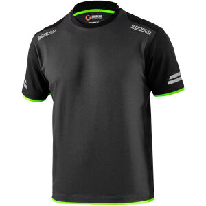 SPARCO TUCSON Tech-T-Shirt Dunkelgrau/Grün
