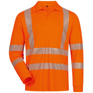 ELYSEE HARLINGEN UV-Warnschutz-Langarm-Polo Orange