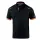 SPARCO TOLEDO Tech-Polo-Shirt Schwarz/Orange