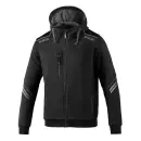 SPARCO COLORADO Tech-Hooded Full Zip Schwarz/Dunkelgrau