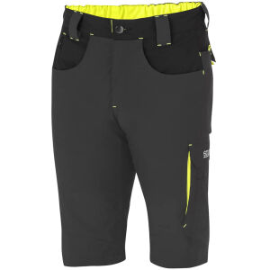 SPARCO LAREDO Tech-Light-Shorts Dunkelgrau/Gelb