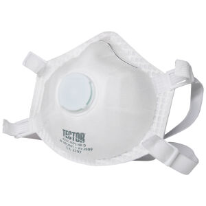 10 STÜCK TECTOR Standard FFP3 NR D Dolomit-Feinstaubmaske mit Ventil