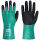 STRONGHAND CLARINGTON Chemikalienschutz-Handschuhe Grün/Schwarz