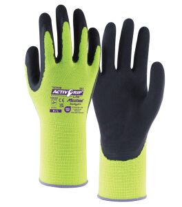 TOWA ActivGrip Lite Polyester-Feinstrickhandschuhe Gelb