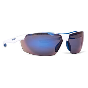 INFIELD FLEXOR PLUS WEIß-BLAU PC AF AS UV SUN BLAU-VERSPIEGELT