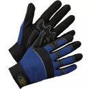 KORSAR MEC-SOFT Mechaniker-Handschuhe Blau/Schwarz
